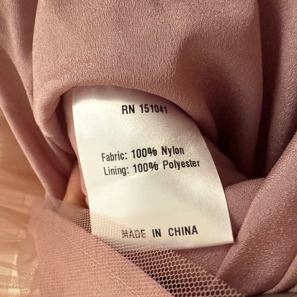 Few Moda o.p.t Ricci Tiered Tulle Midi Skirt - Size XL - Dusty Pink - NWT - Picture 7 of 10